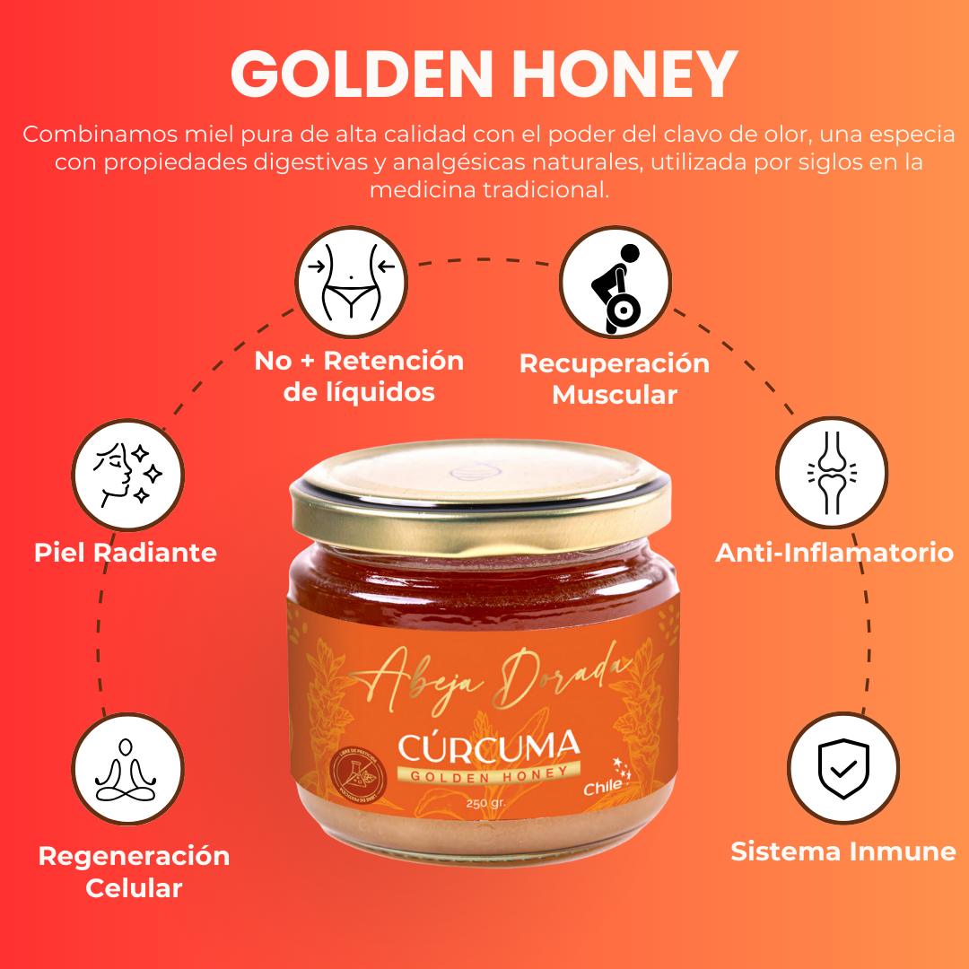 Golden Honey 💛 Adiós Inflamación