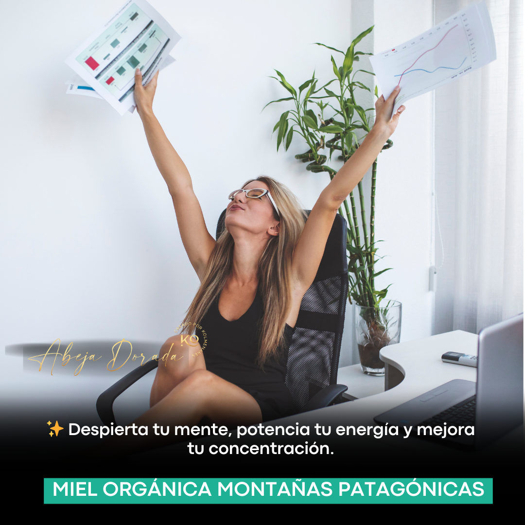 Miel Orgánica Montañas Patagónicas 💛 ENERGÍA Y CONCENTRACIÓN