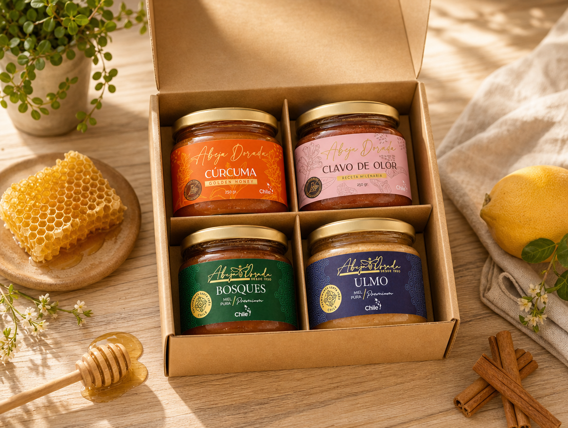Arma tu pack de mieles Abeja Dorada